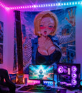 Android 18 Velveteen Plush Blanket