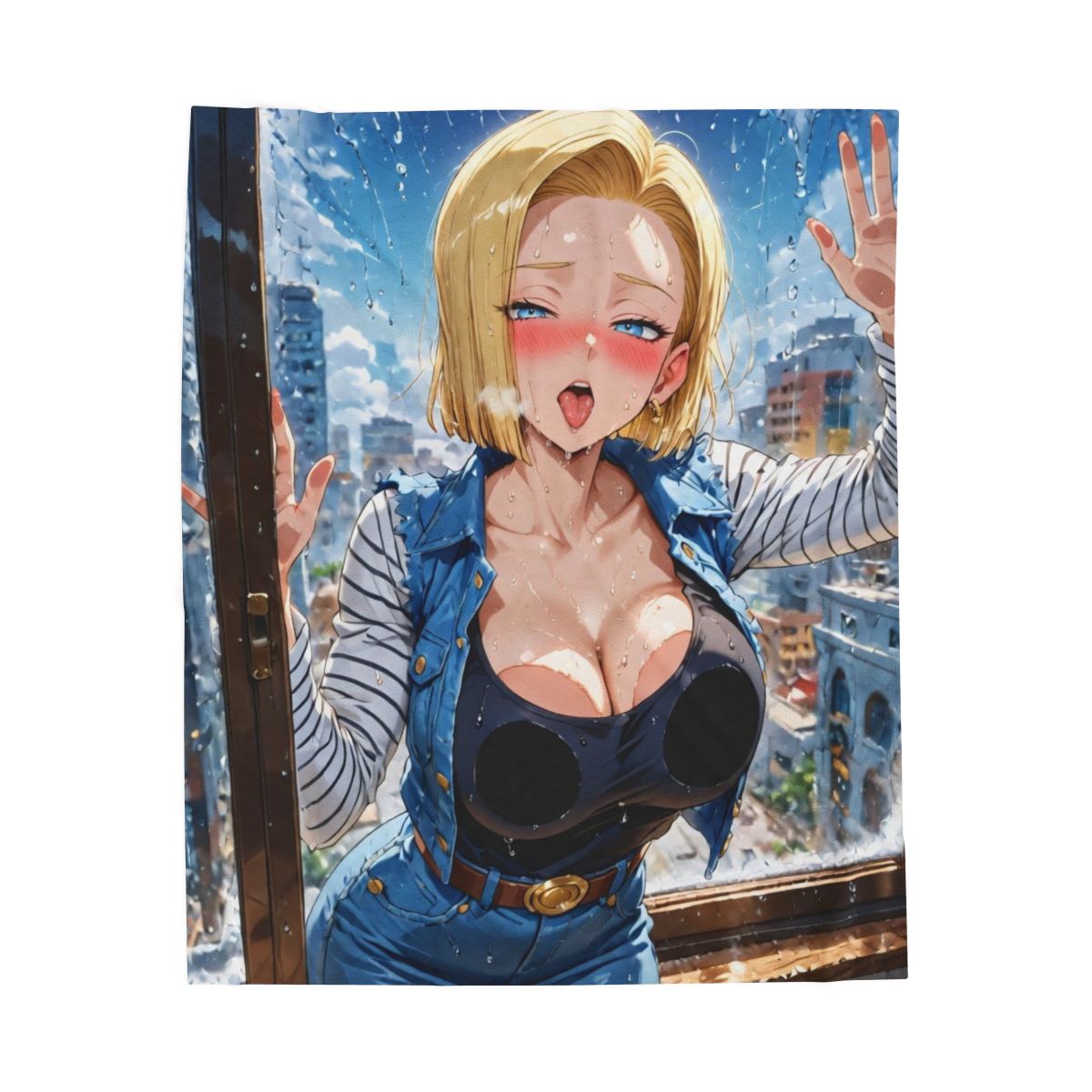 Android 18 Velveteen Plush Blanket