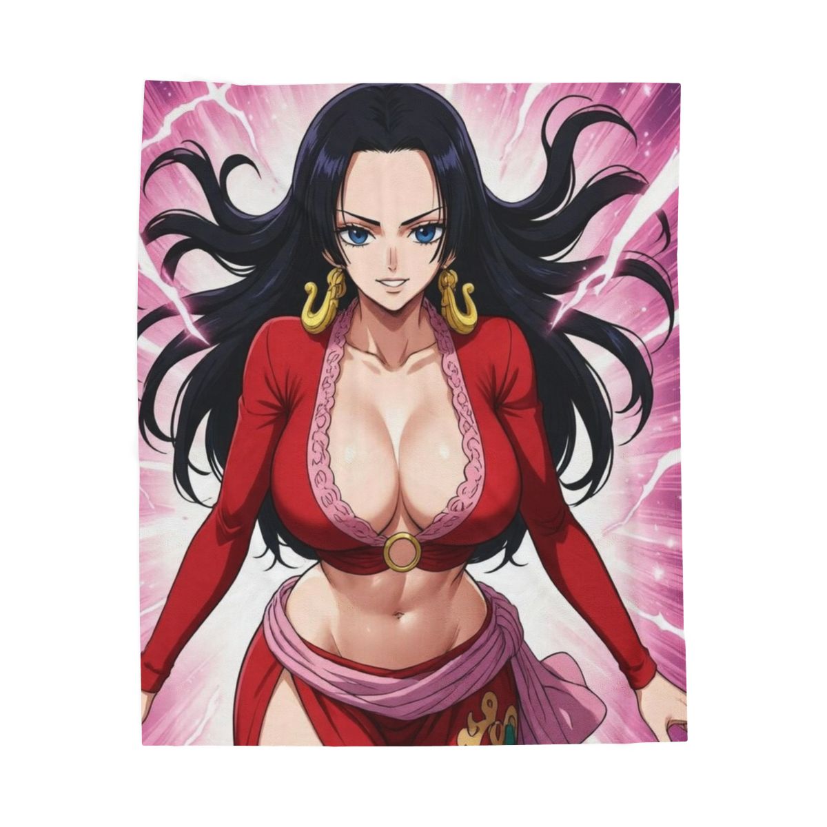 Boa Hancock Velveteen Plush Blanket