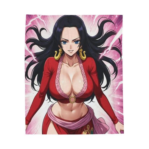 Boa Hancock Velveteen Plush Blanket
