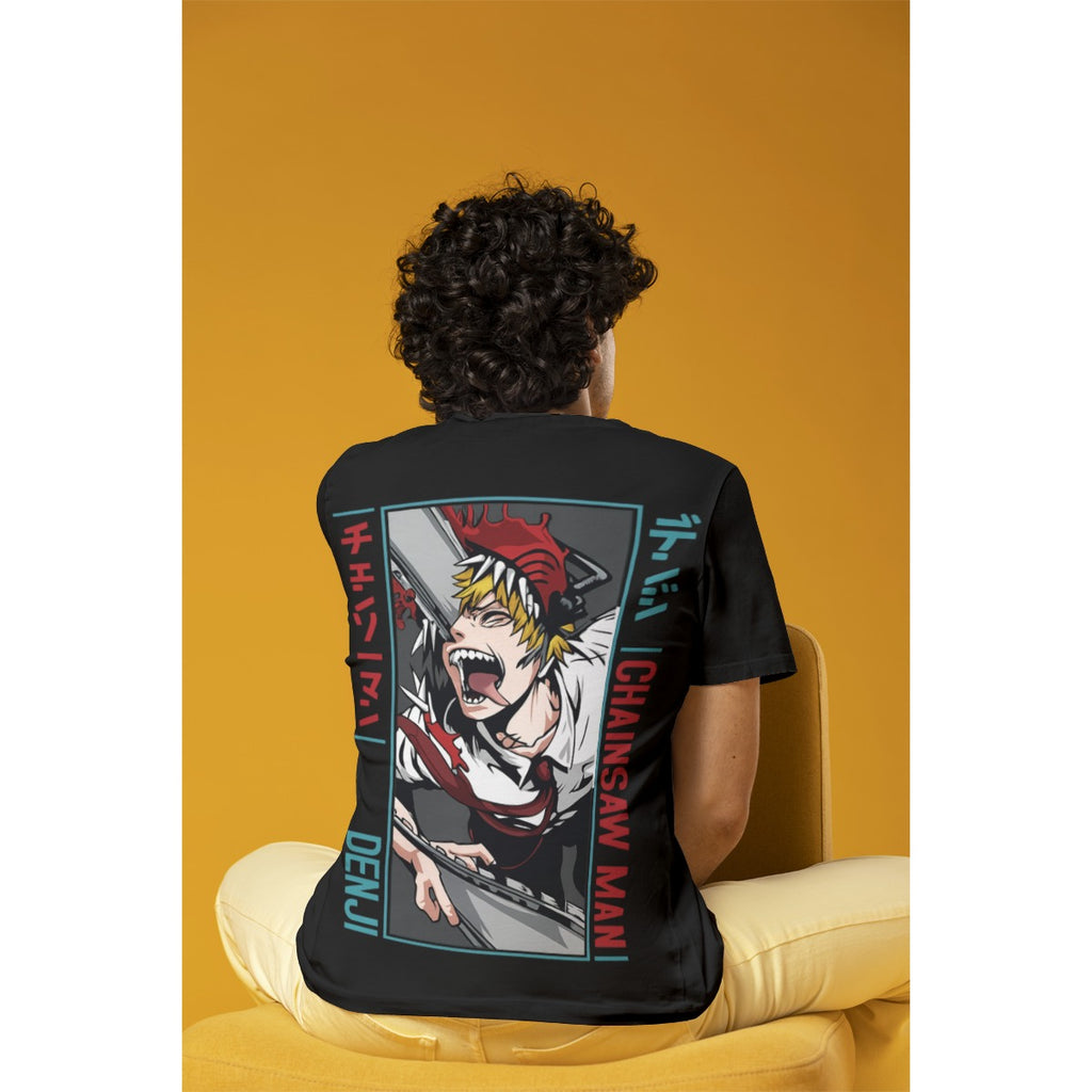 Black Chainsaw Man Denji Tee