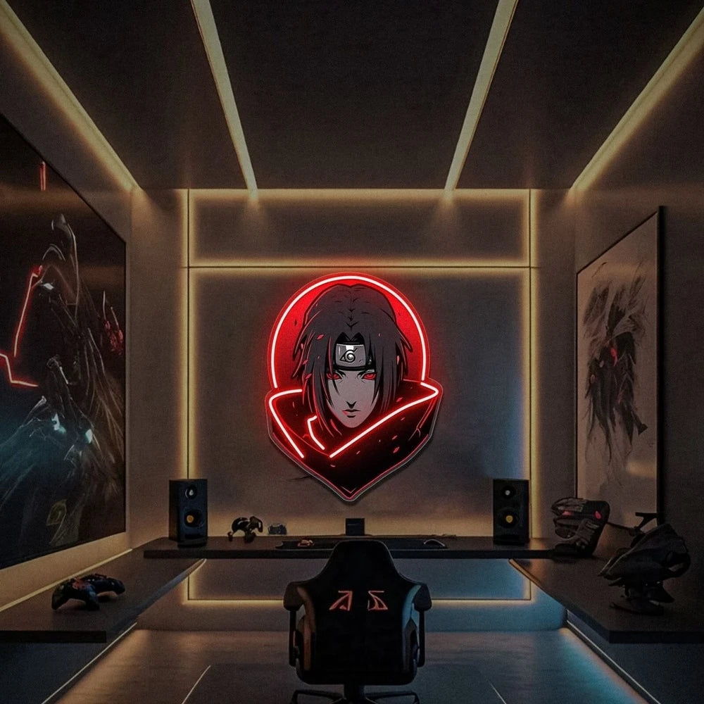 Itachi Sharingan Neon Glow Sign